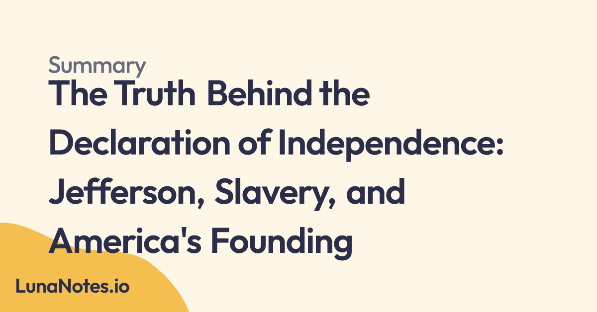 british slavery declaration of independence